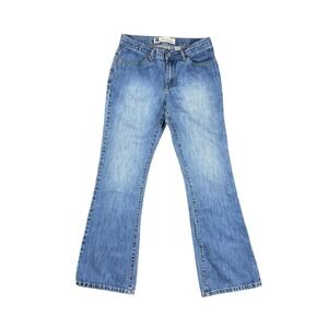 GAP‎ Low Rise Flare Vintage Jeans Women's Size 6 Paint Splatter Y2K Denim